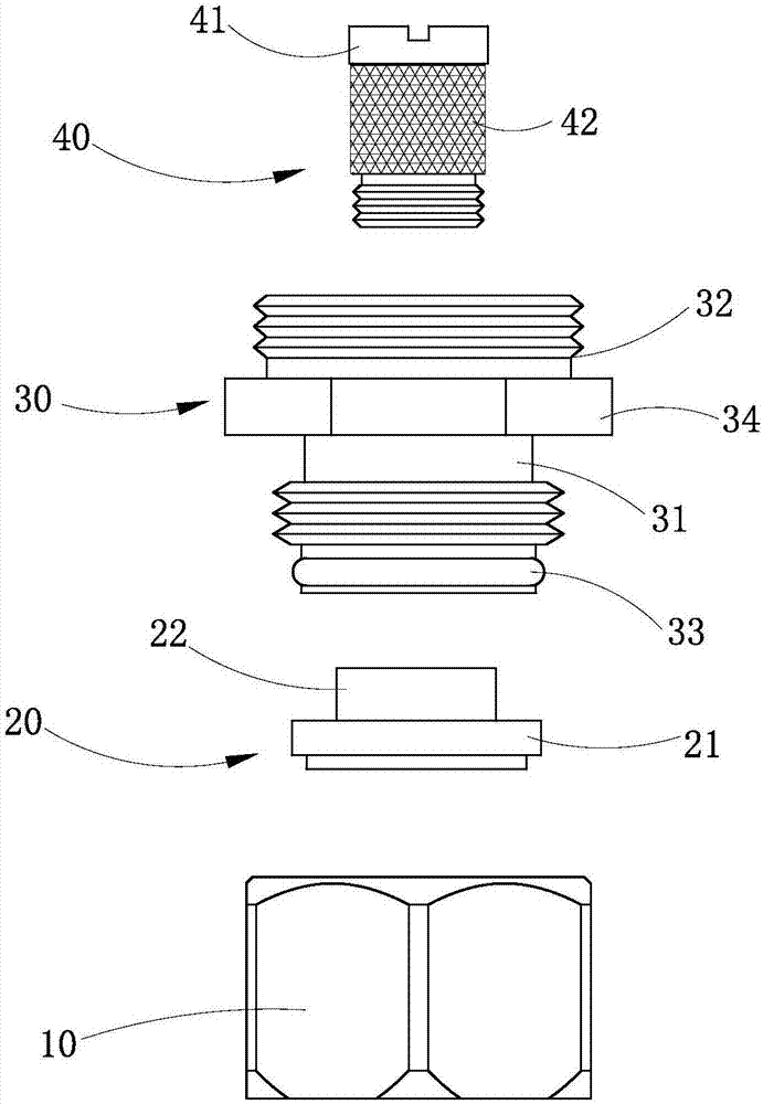 Water-saving type faucet nozzle