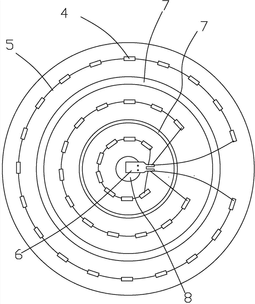 Long-life LED light-emitting module and processing method thereof