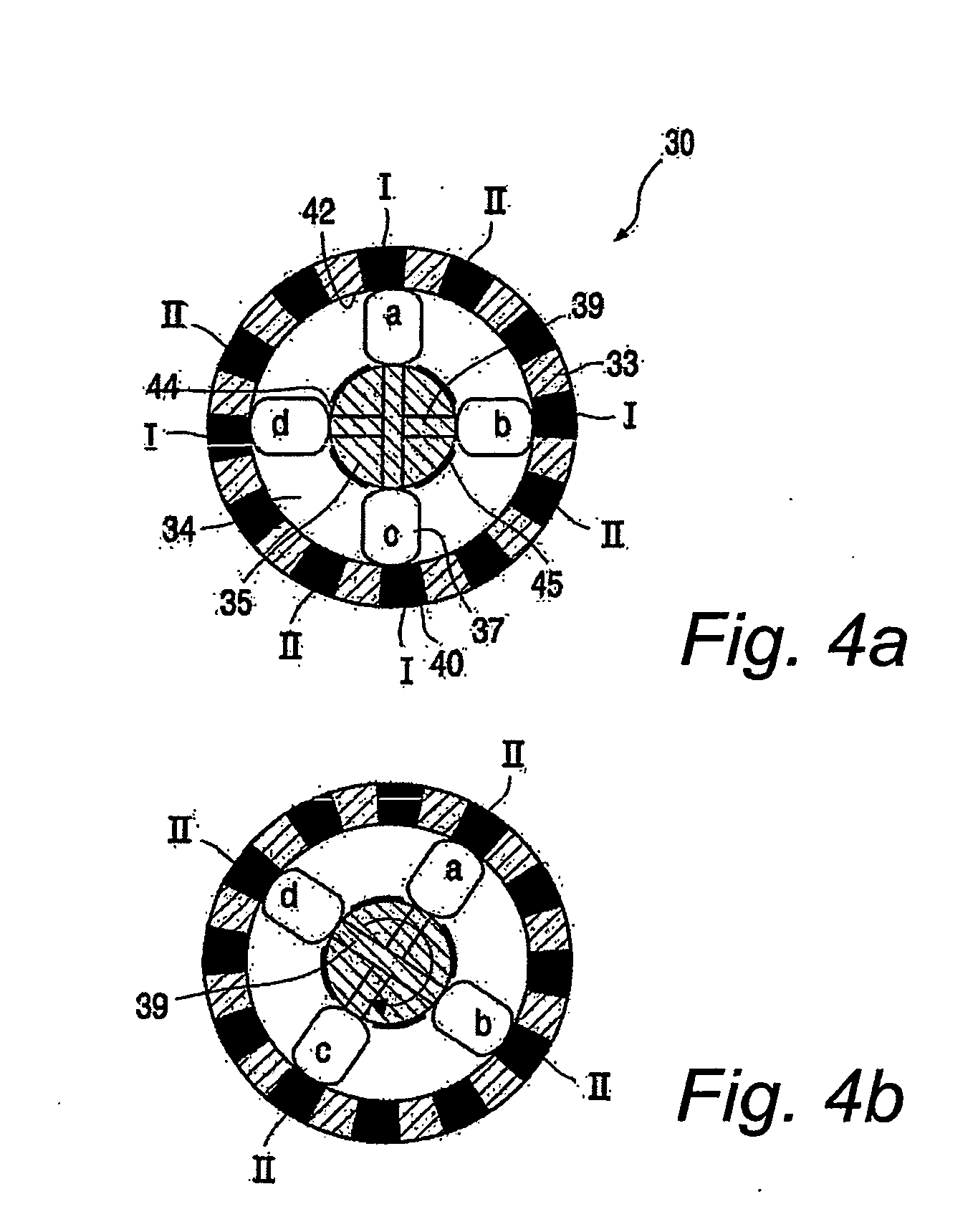 Reduction of driving voltage in a switchable element