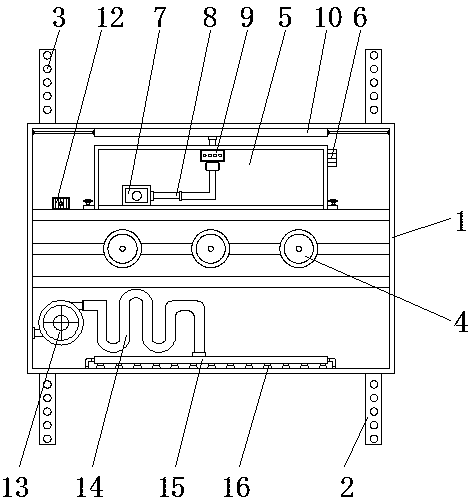 Wall-mounted indoor air humidity detection device capable of adjusting humidity