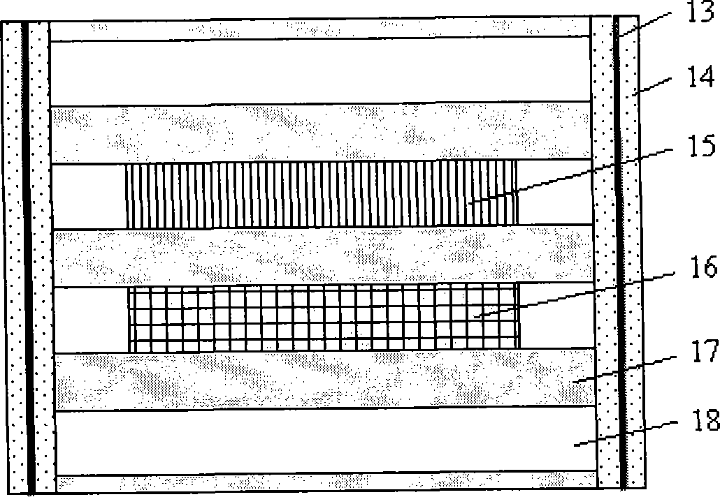 Method for measuring surface deformation under action of metal interconnection line force/electricity coupling