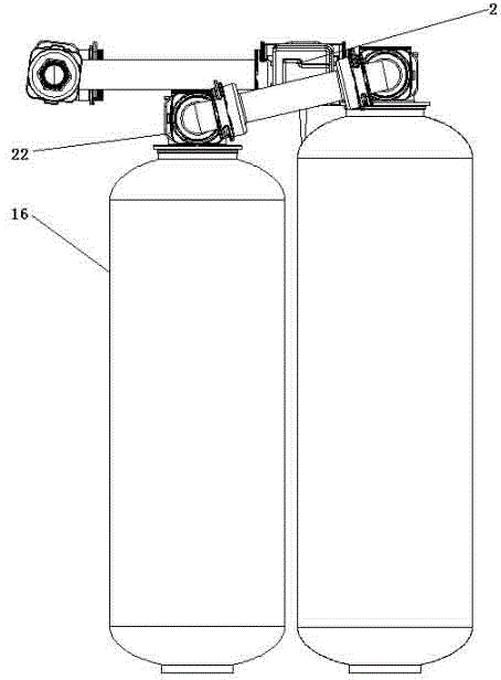 Water purifier with purifying, forward washing and backward washing functions