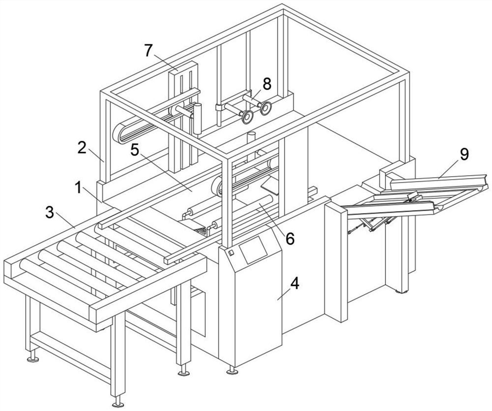 Automatic case unpacking machine without damaging corrugated case