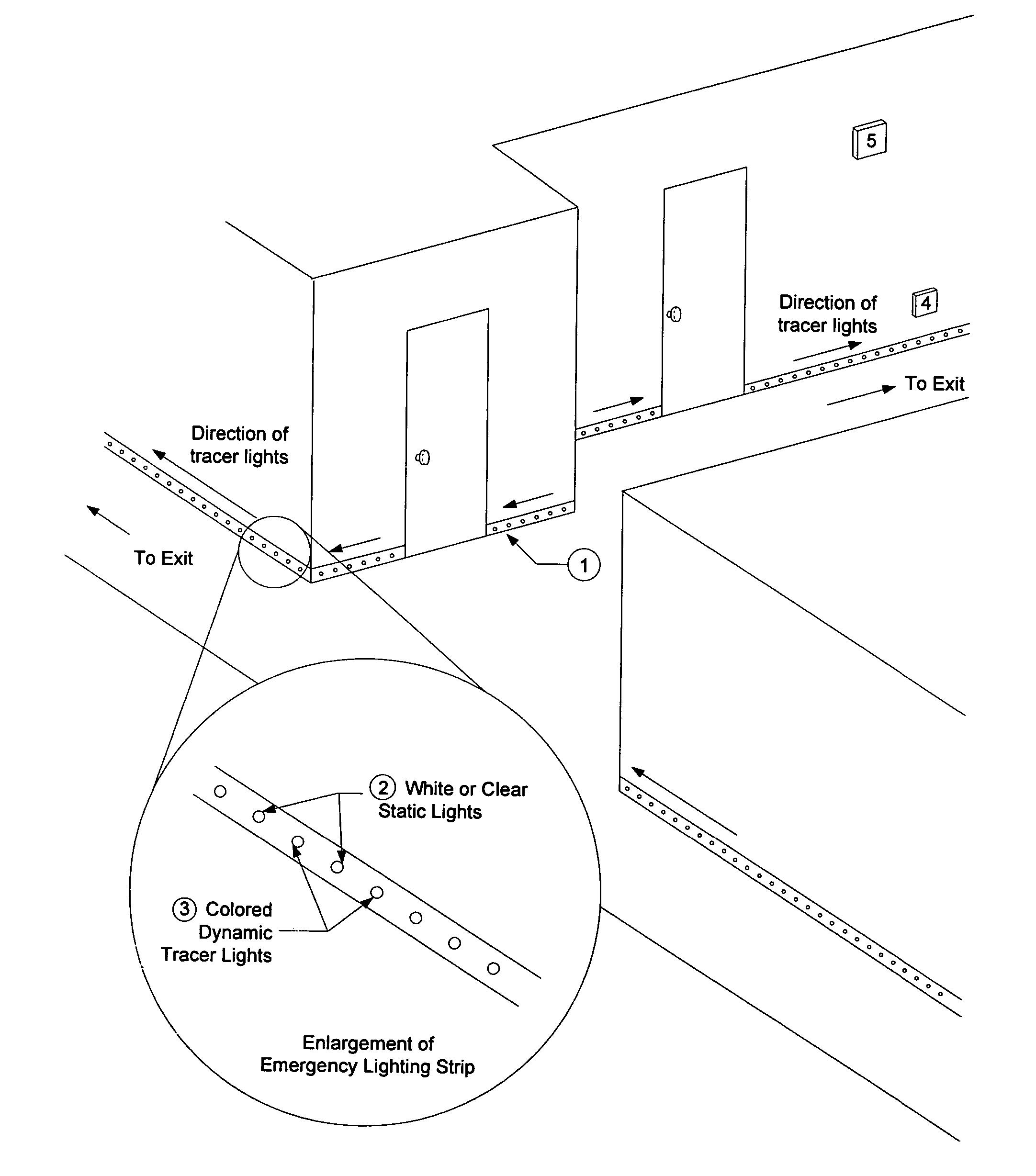 Emergency lighting system and method