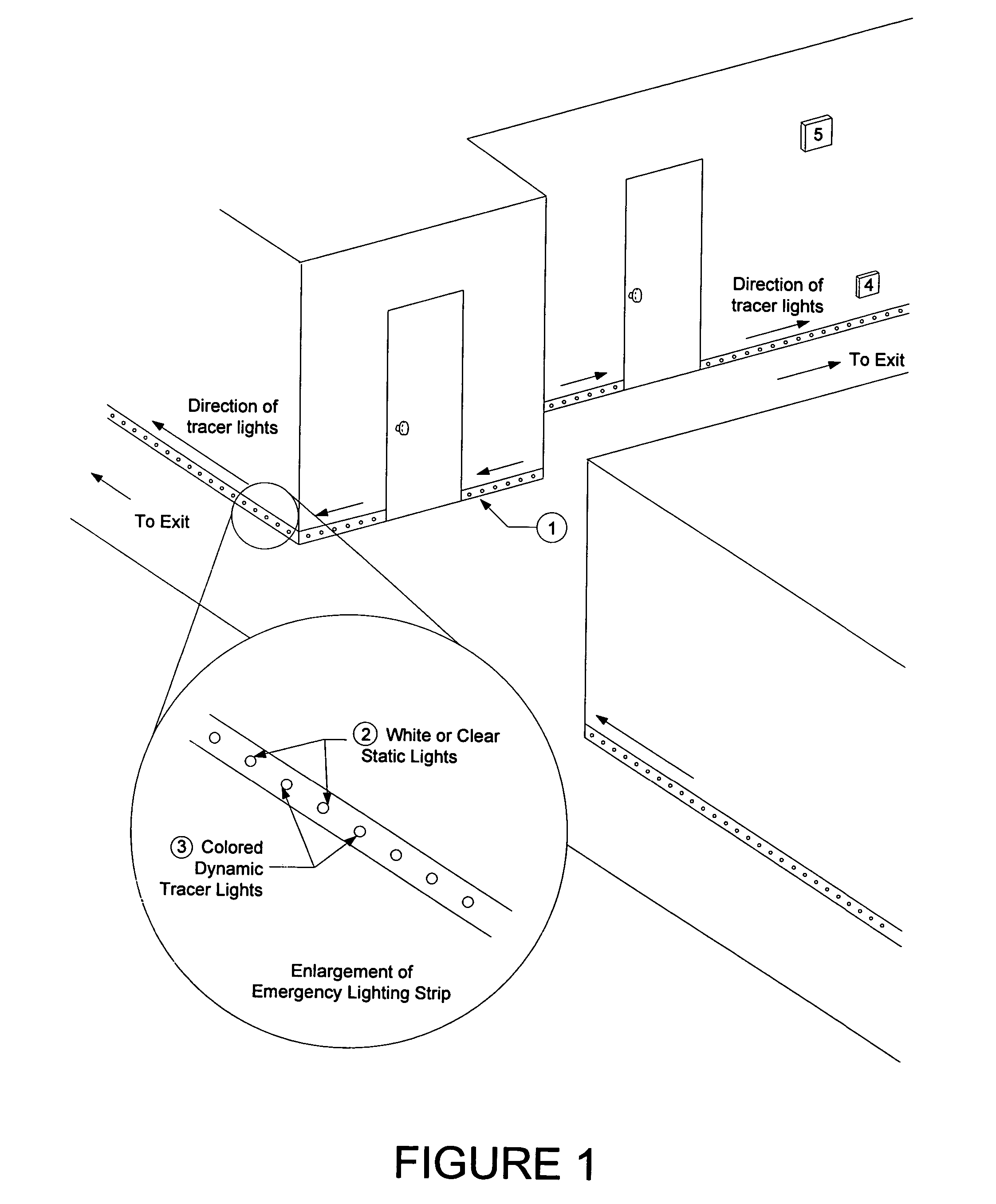 Emergency lighting system and method