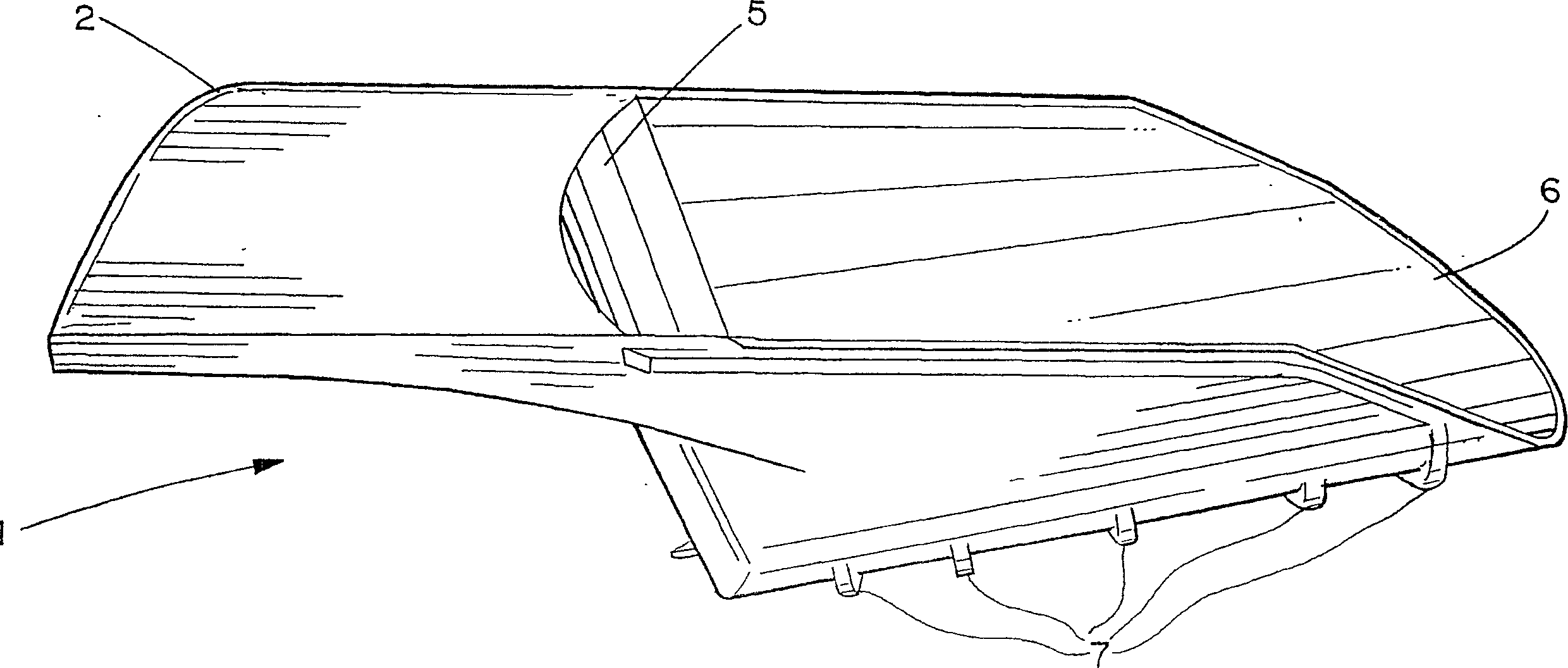 Elastically deformable truck bed hopper for mining dump truck