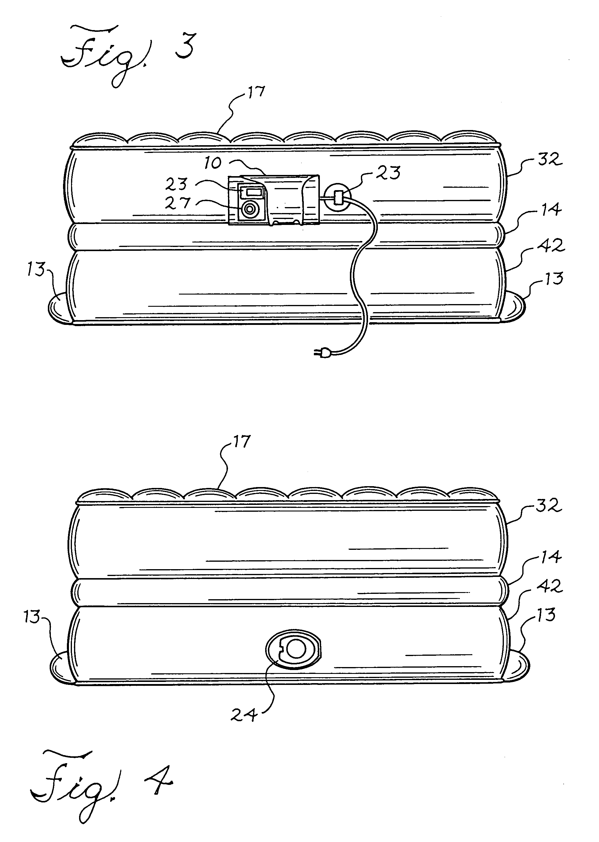 Increased height inflatable support system