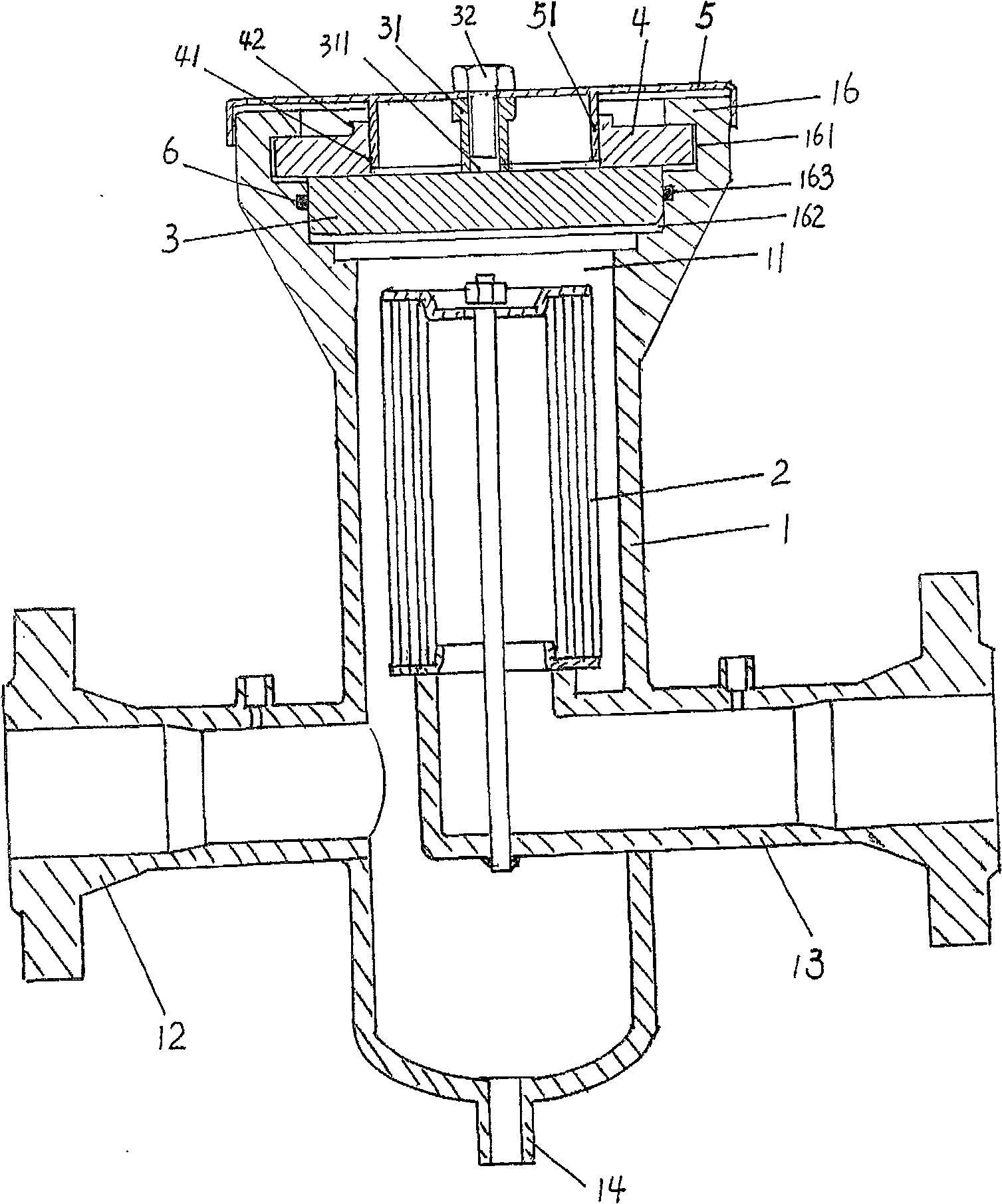 Natural gas filter