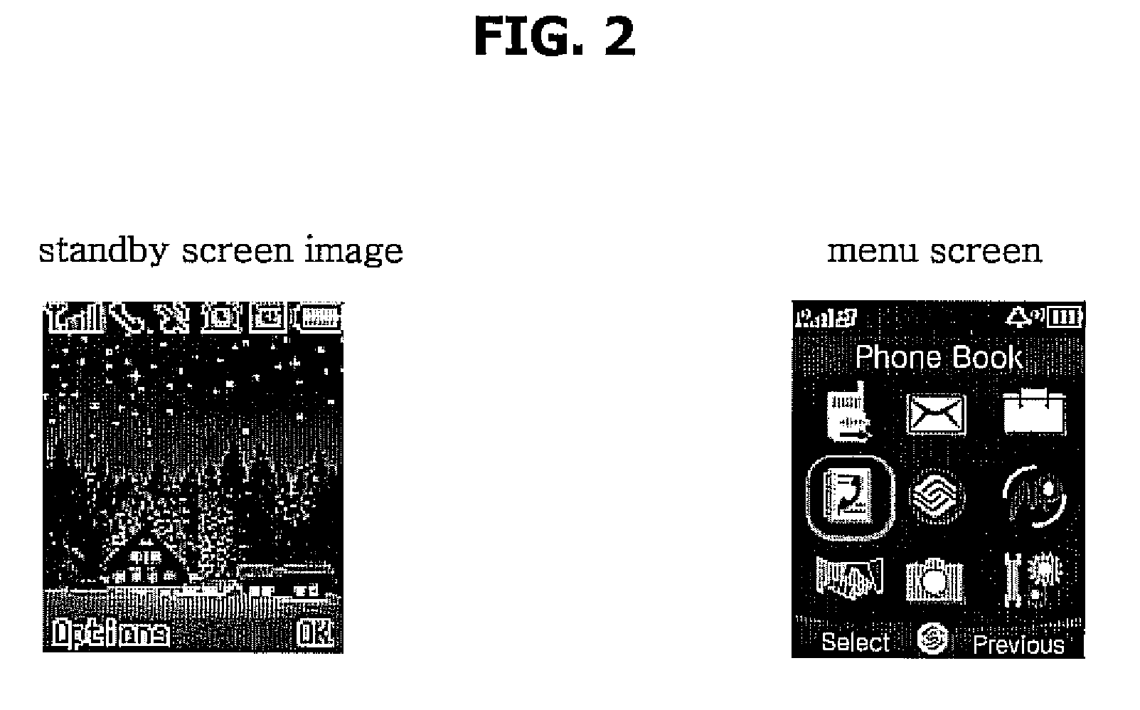 Apparatus and method for displaying a mobile terminal standby screen