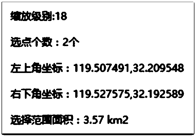 Web-end API (Application Programming Interface)-based method of automatically intercepting and splicing network map pictures