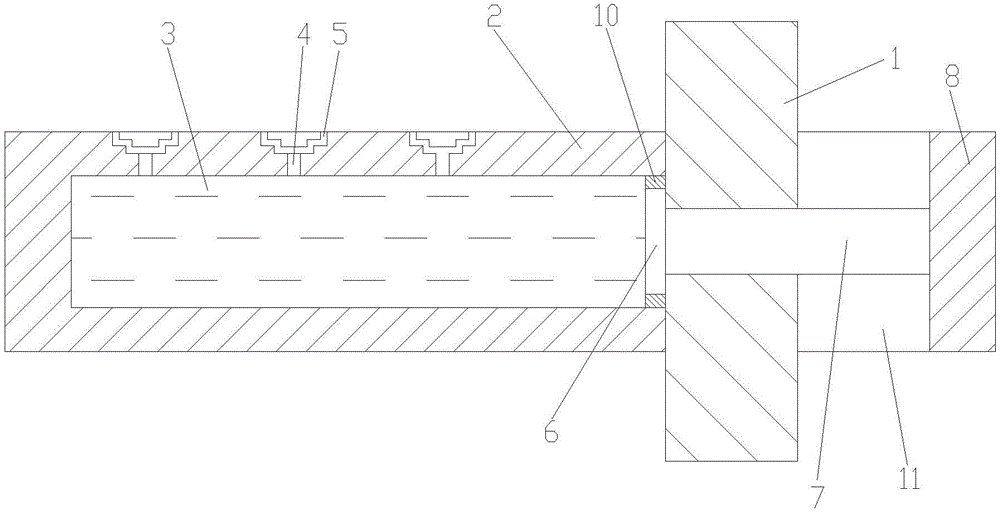 Bolt with oil discharge function