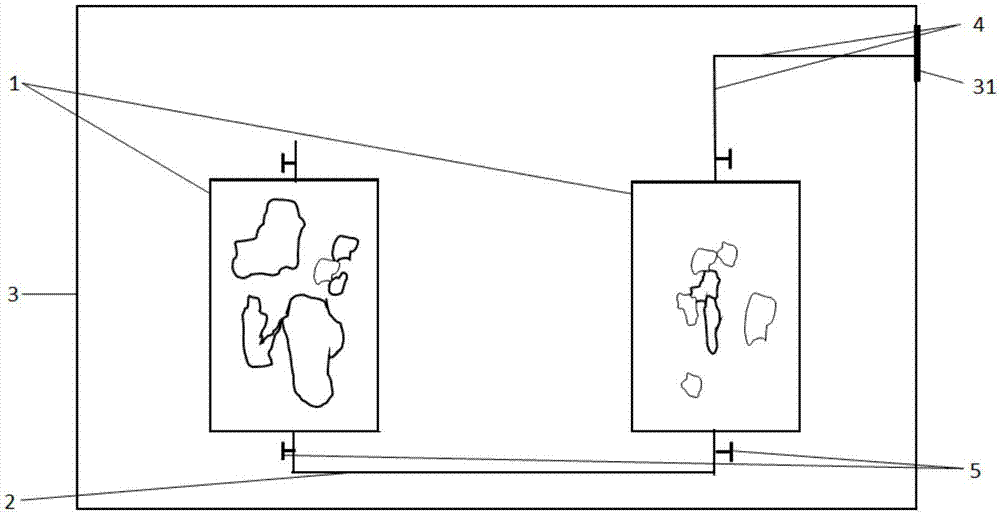 Three-dimensional large scale physical model of fracture-cave type carbonate reservoir and preparation method of three-dimensional large scale physical model