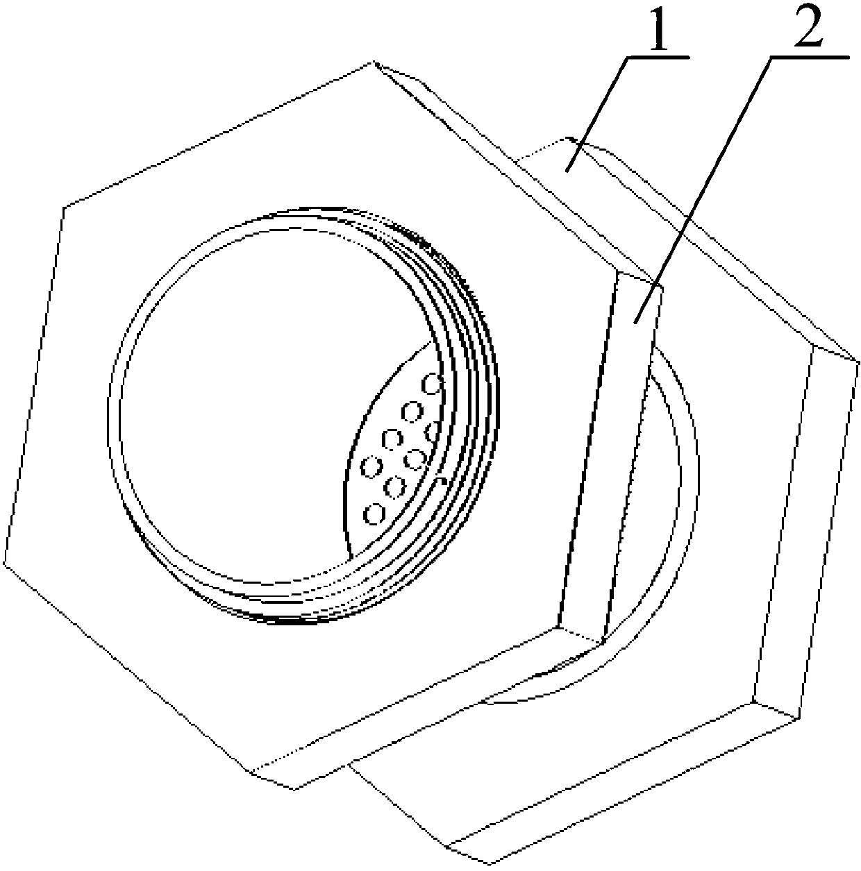 Data interface and system for external pressure test of sealed cabin