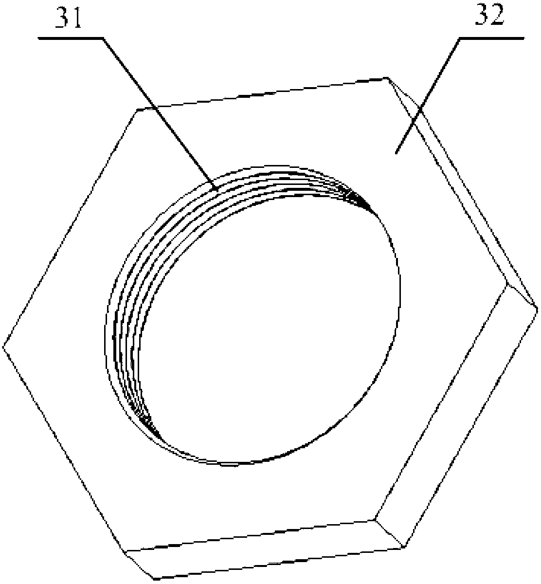 Data interface and system for external pressure test of sealed cabin