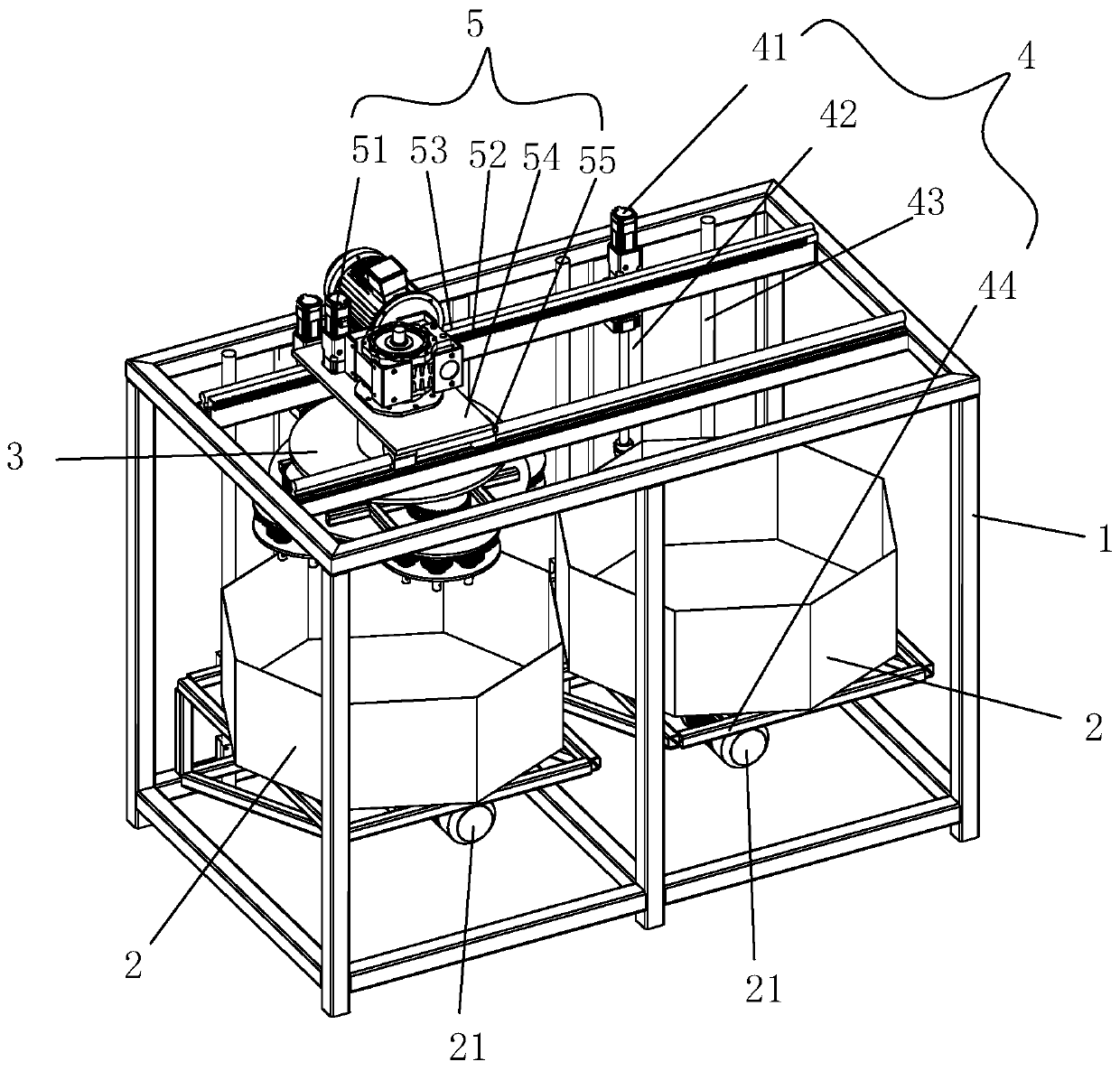 Vertical type polishing grinder