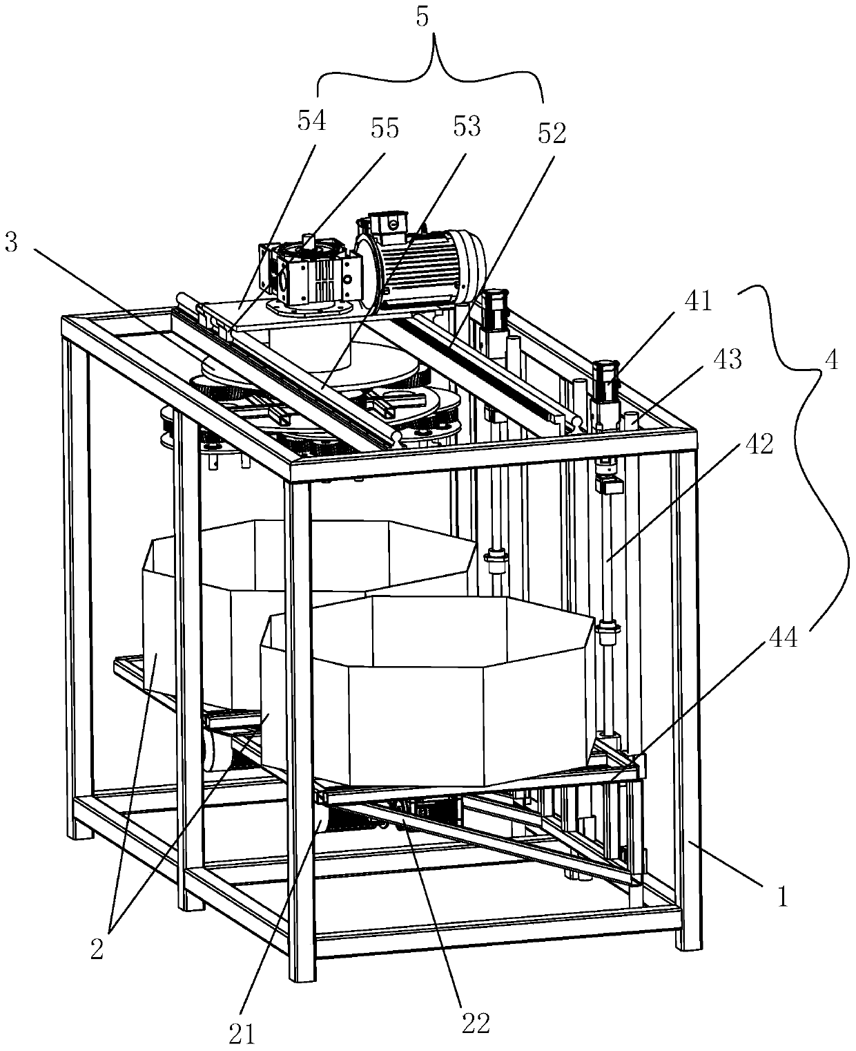 Vertical type polishing grinder