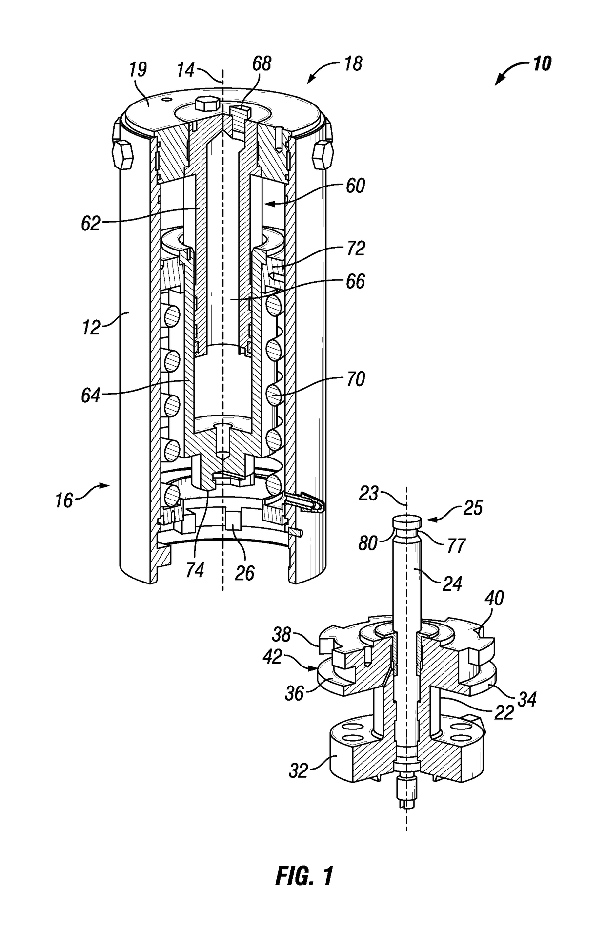 Compound express actuator connection