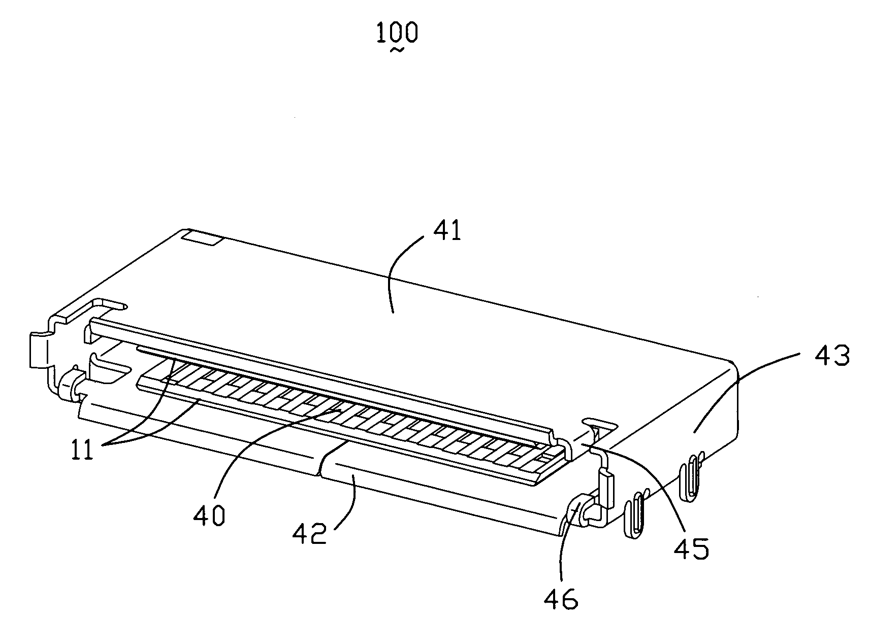 Electrical connector with improved positioning device