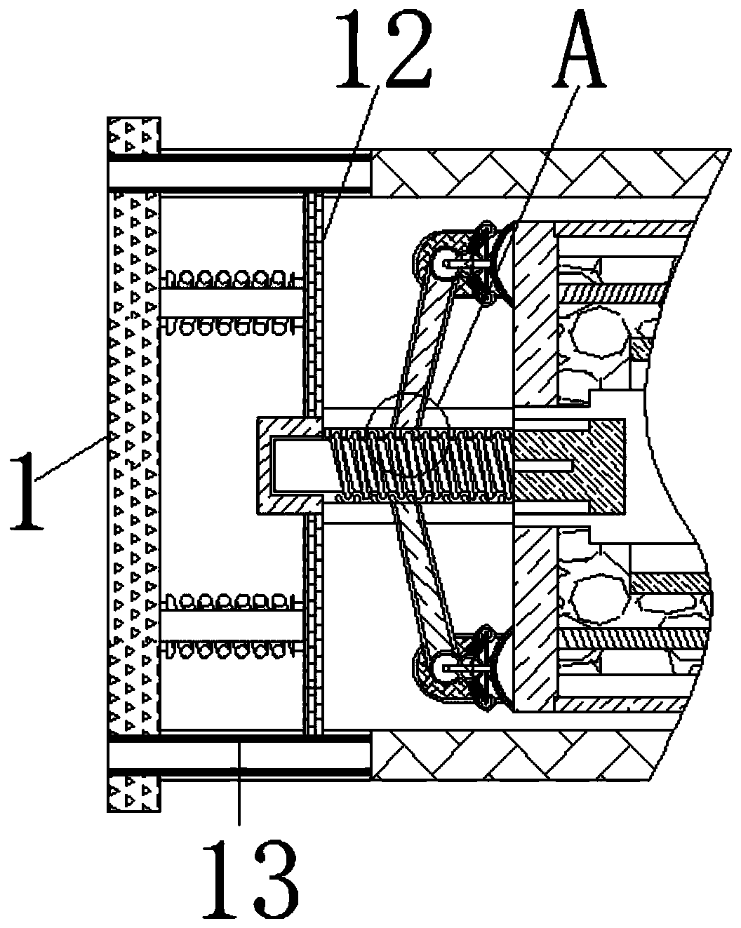 High-molecular compound manufacturing equipment for protecting household appliances