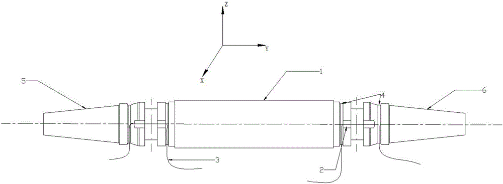 Multi-component fiber balance and measurement method thereof