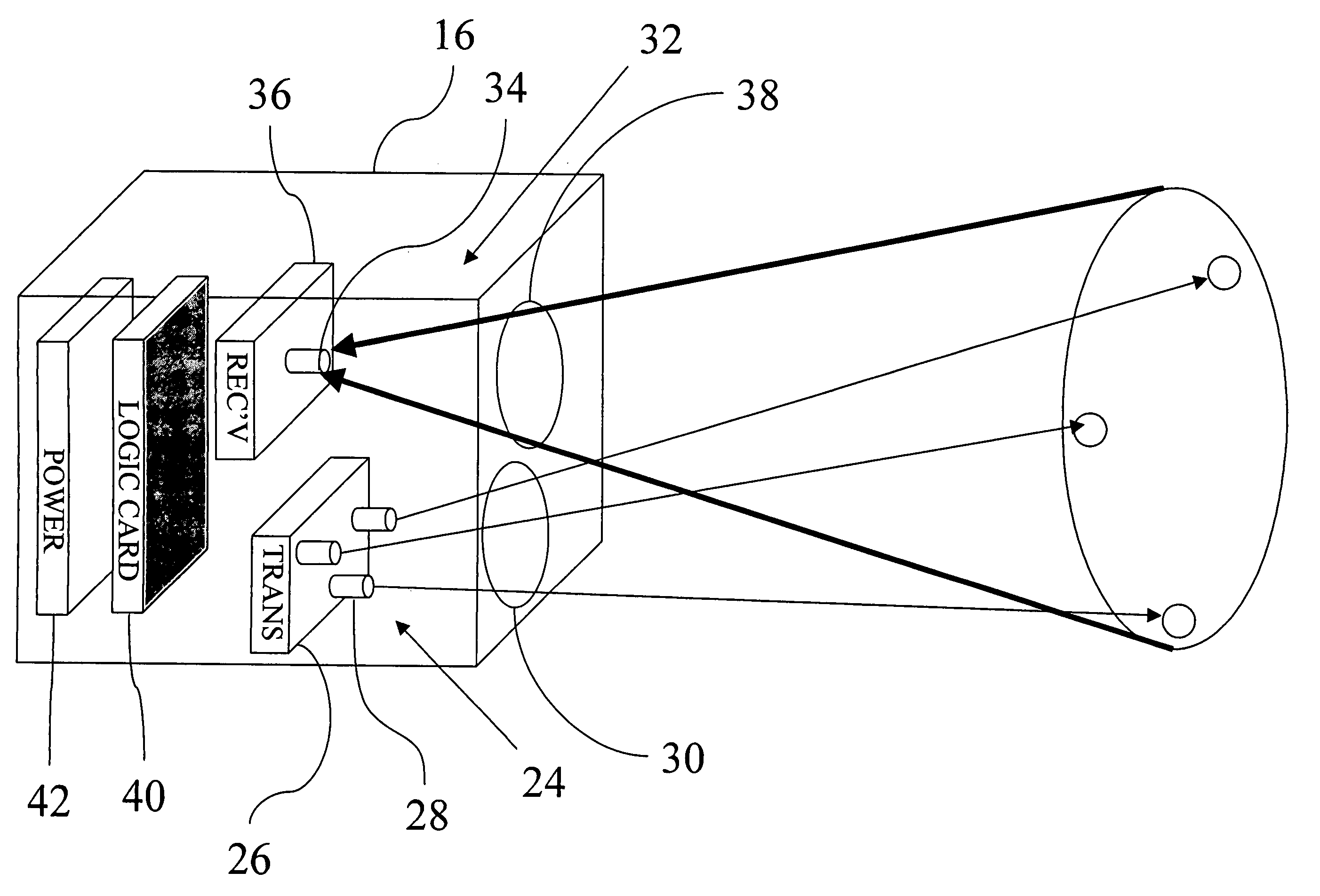 Multi-beam laser rangefinder