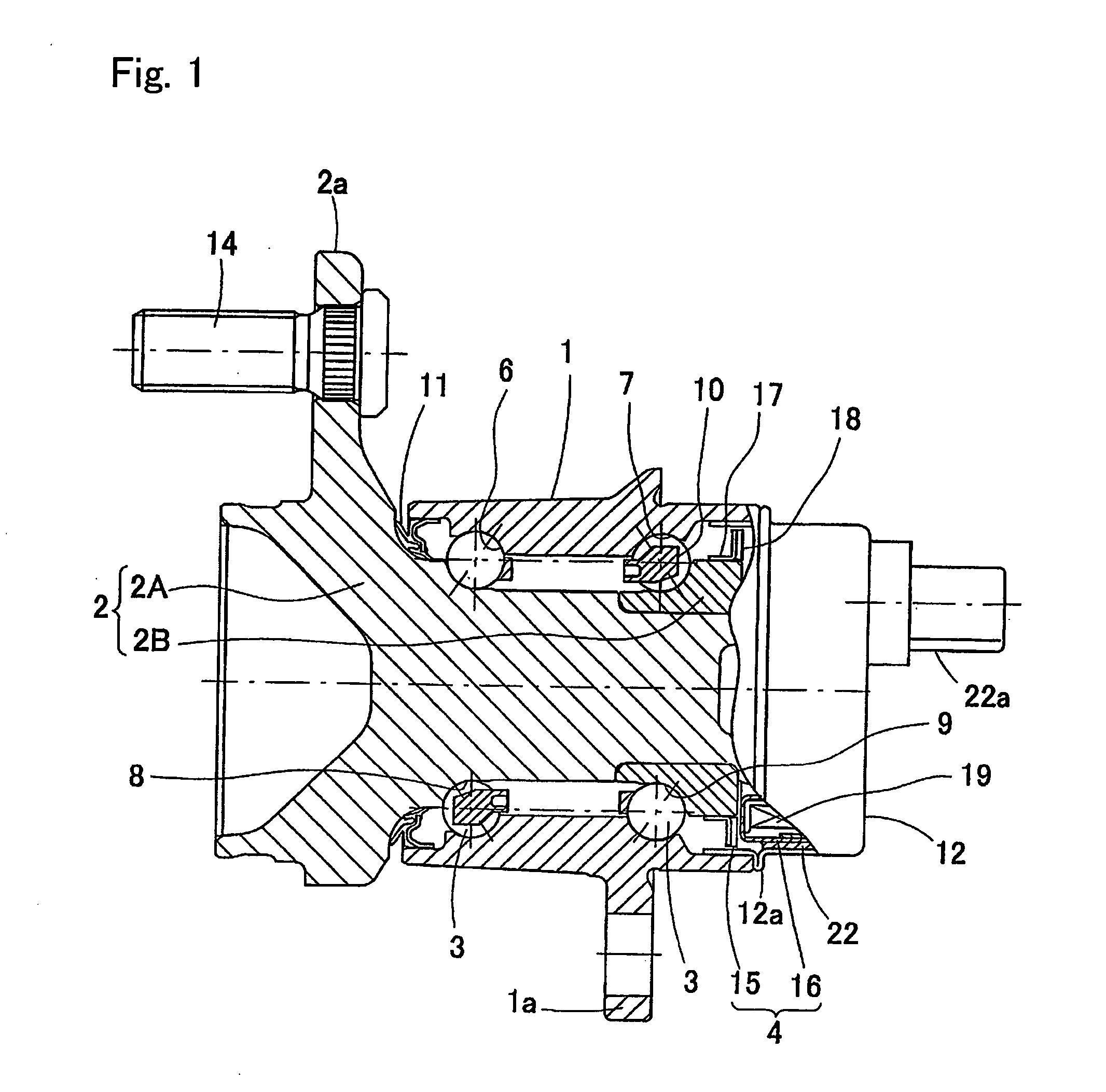 Bearing Assembly with Rotation Sensor