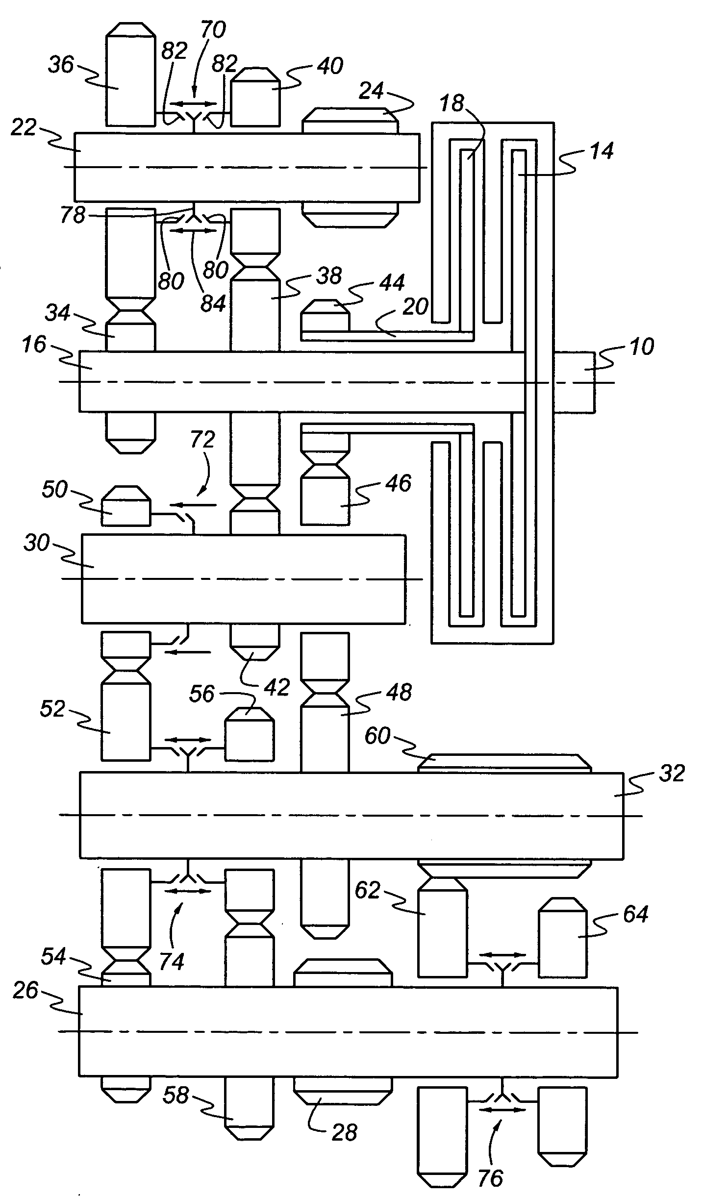 Dual clutch automatic transaxle