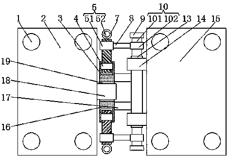 Foldable speed bump convenient to disassemble and assemble