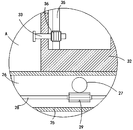 Extrusion swelling rock highway tunnel supporting device