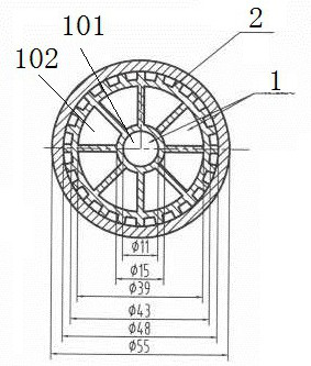 Total-heat-state copper matte blowing heat balance control method