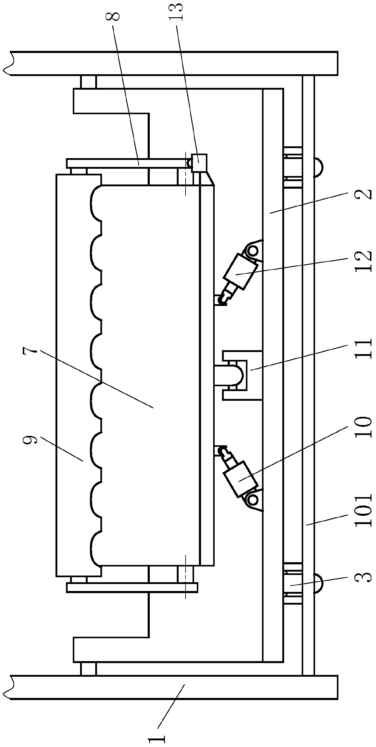 Lifting and swinging type safety seat of flight experiencing device