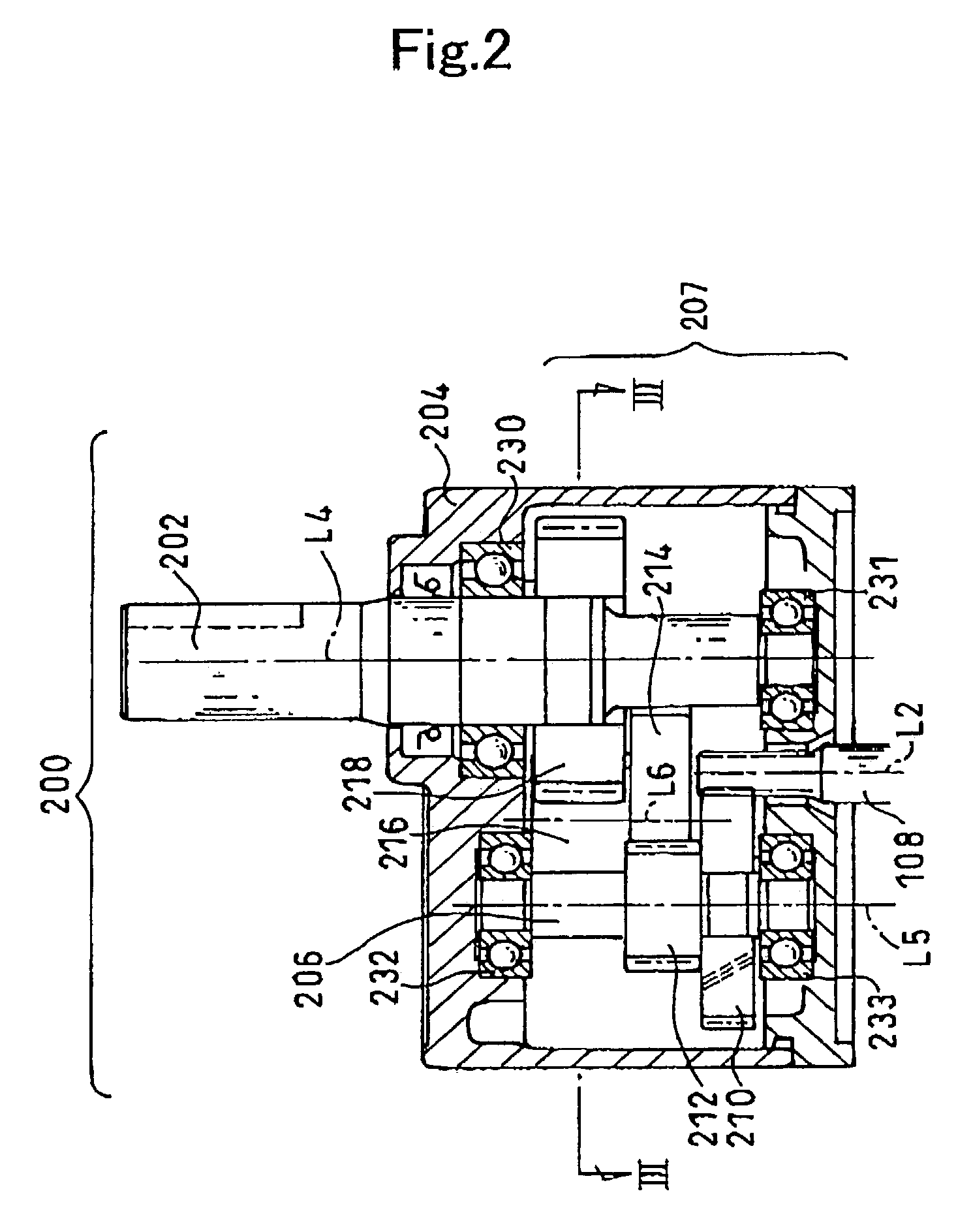 Reduction gear for geared motor, geared motor, and product group thereof