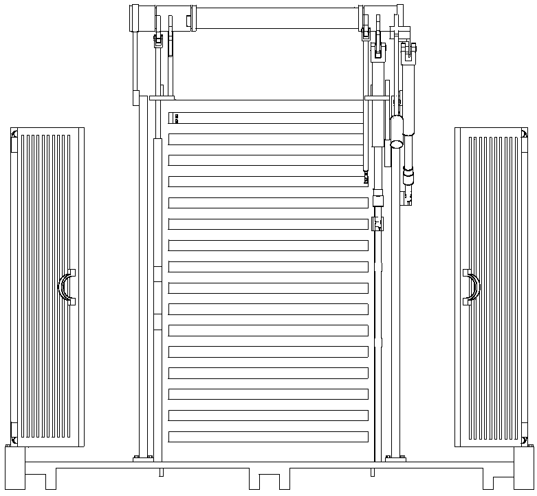 Cow fixing fence for experiment