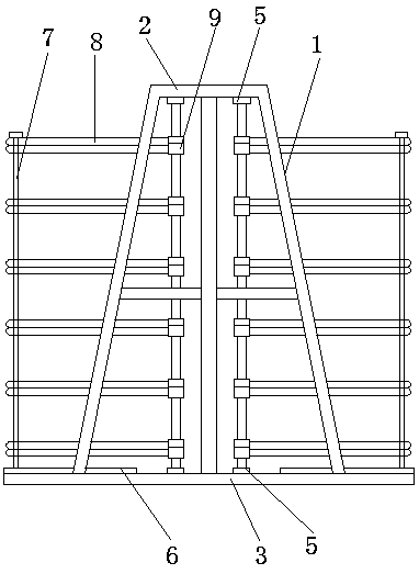 Rotating and opening three-dimensional planting frame for ecological agriculture