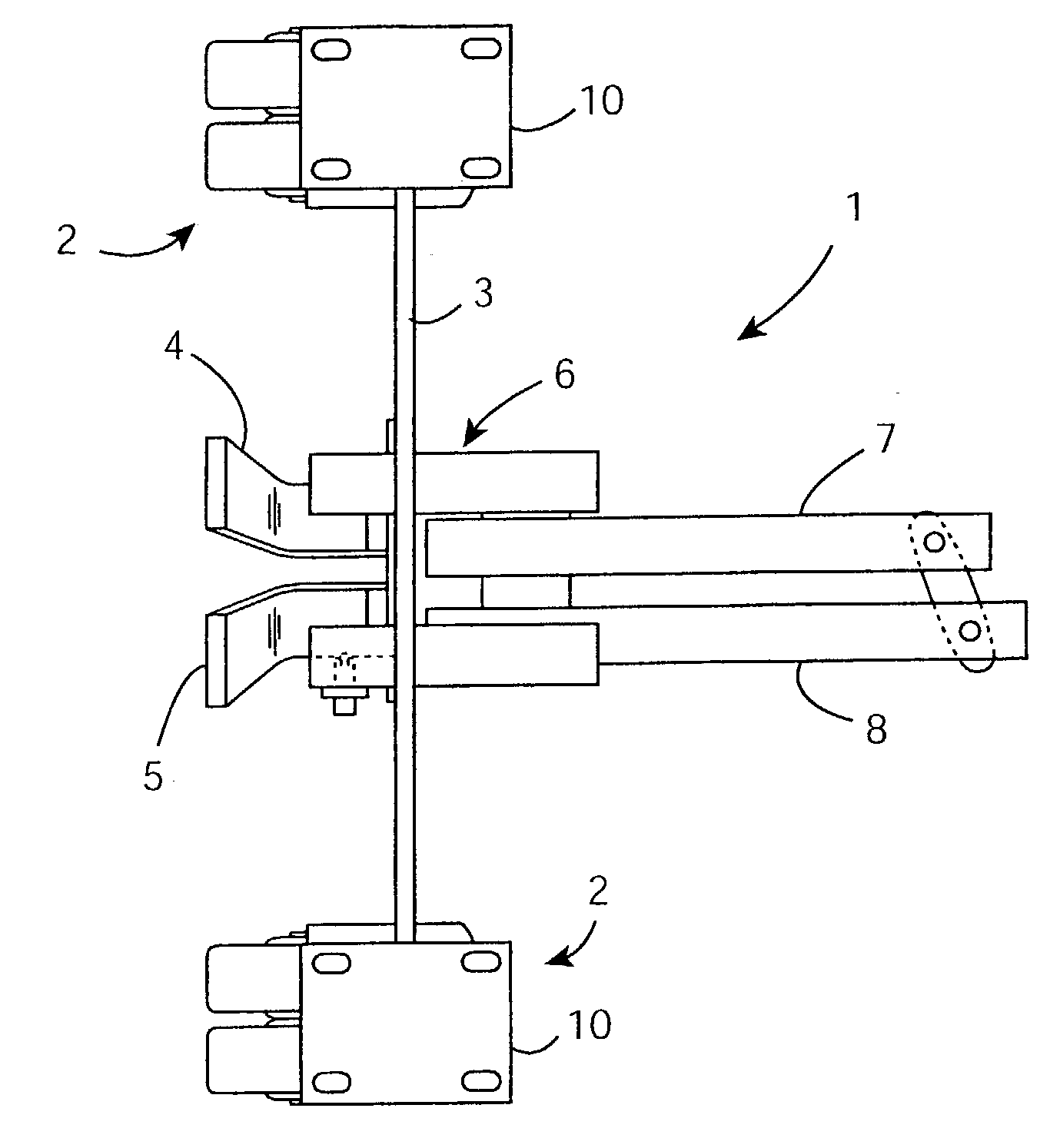 Trolley wheel mechanism