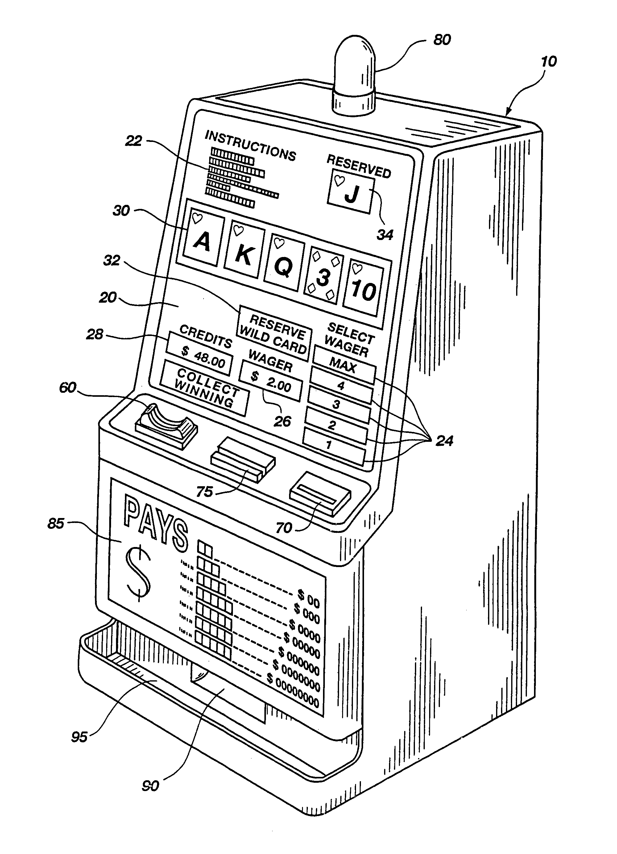 System to provide a player with the ability to reserve a wild indicia for use in one or more subsequent games