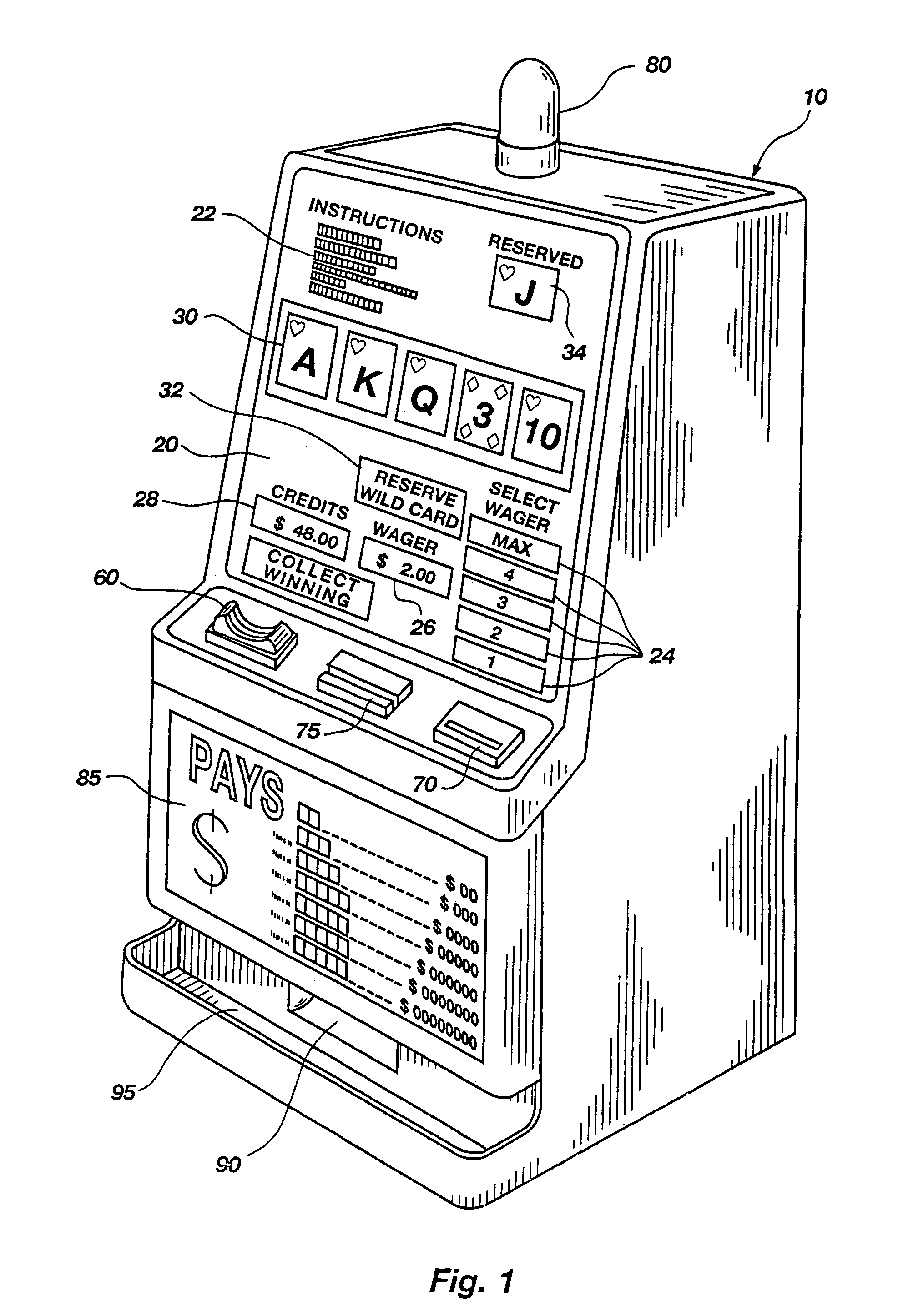 System to provide a player with the ability to reserve a wild indicia for use in one or more subsequent games