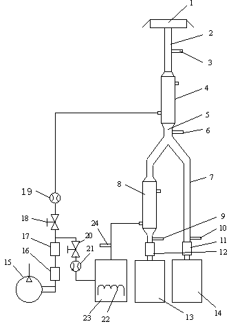 Instrument for measuring moisture absorption characteristic and body angle scattering coefficient of atmospheric aerosol