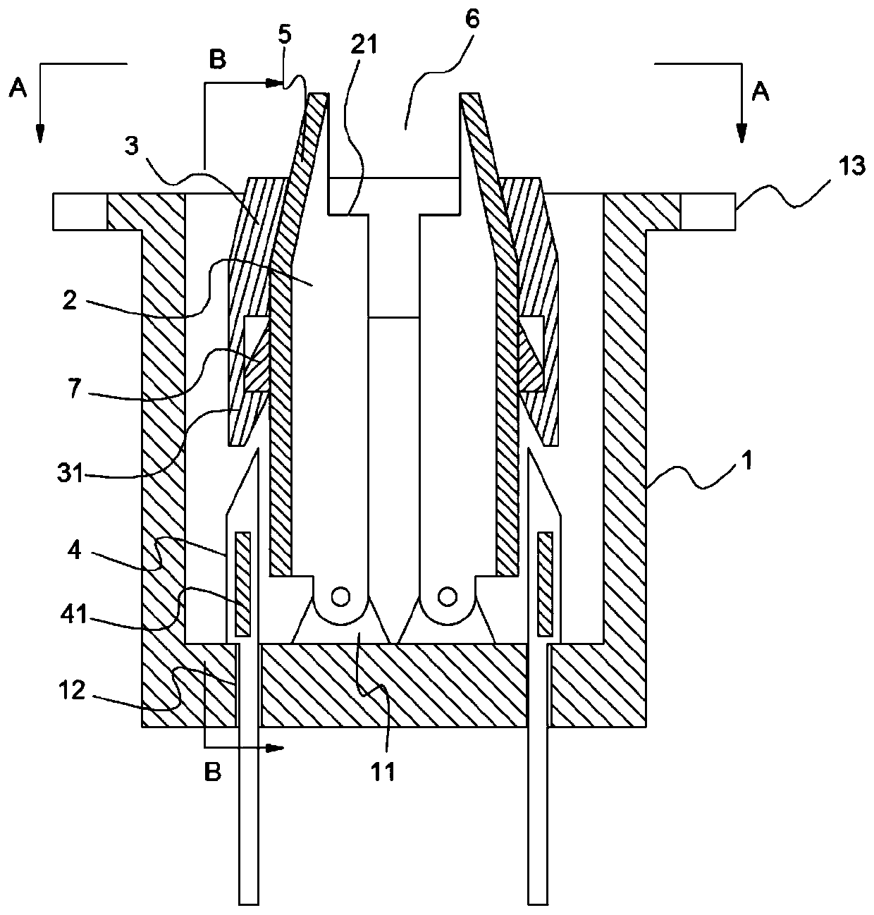 Diamond polishing clamp and clamping method thereof