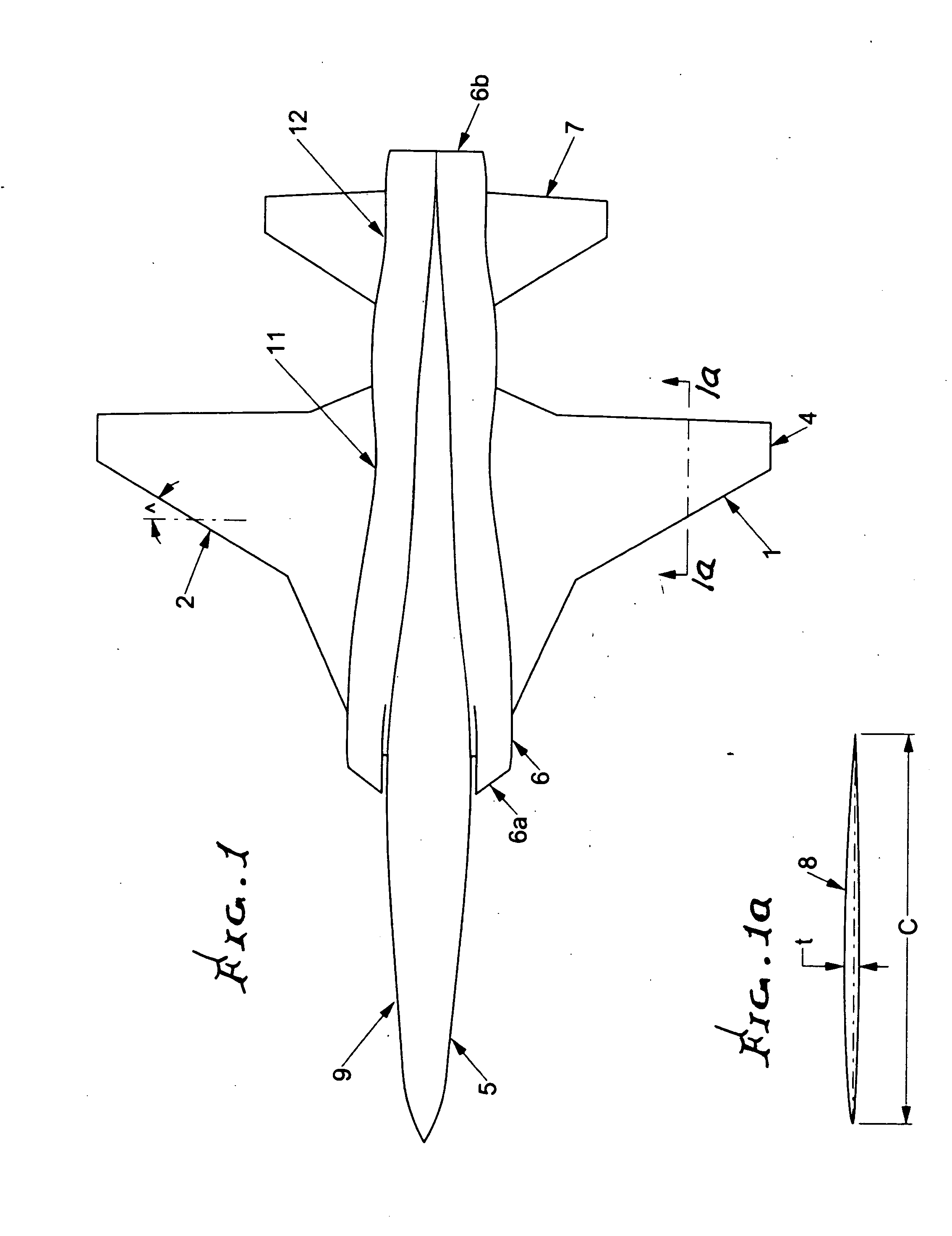 Laminar flow wing optimized for transonic cruise aircraft