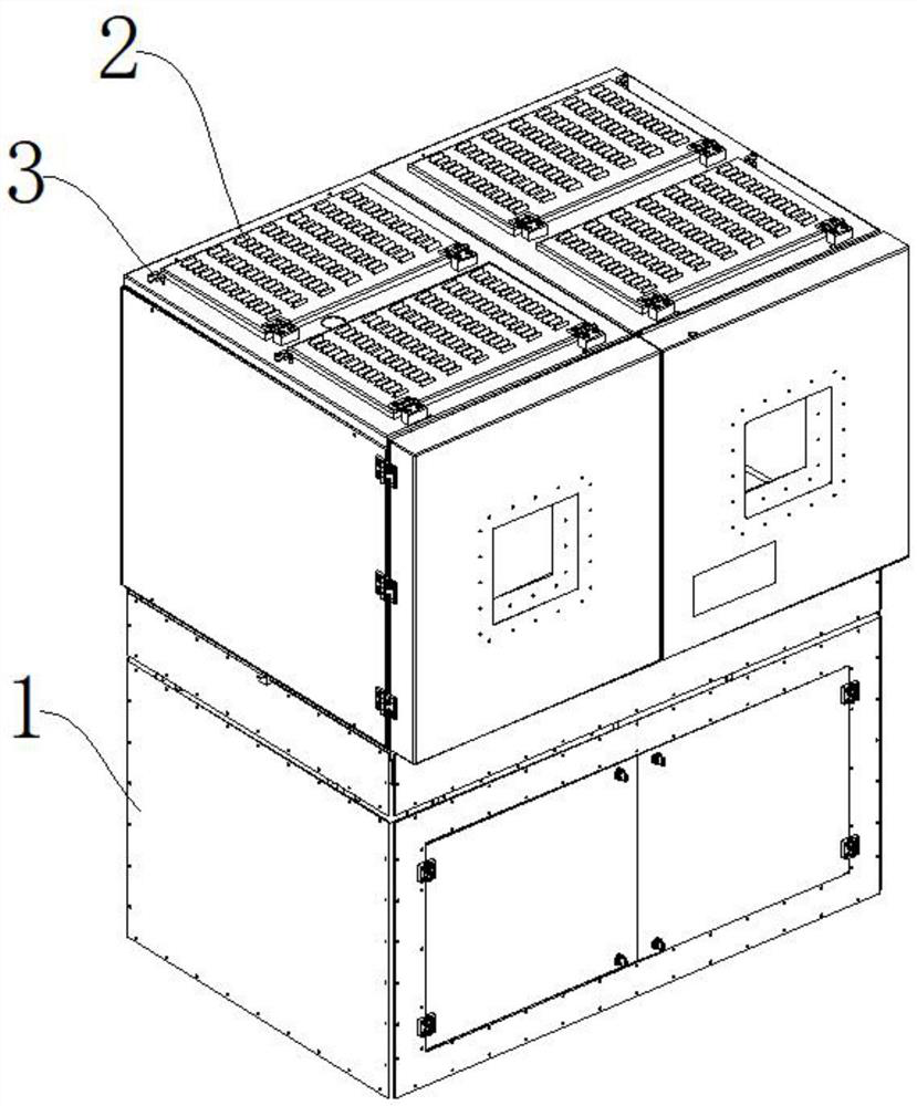 An electrical switch cabinet pressure relief device