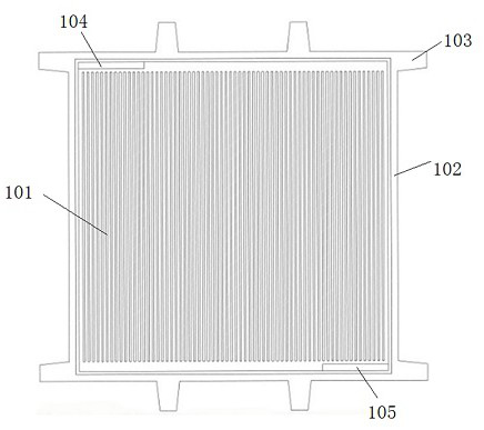 A high-efficiency full-screen flow field bipolar plate for fuel cell and its cell stack