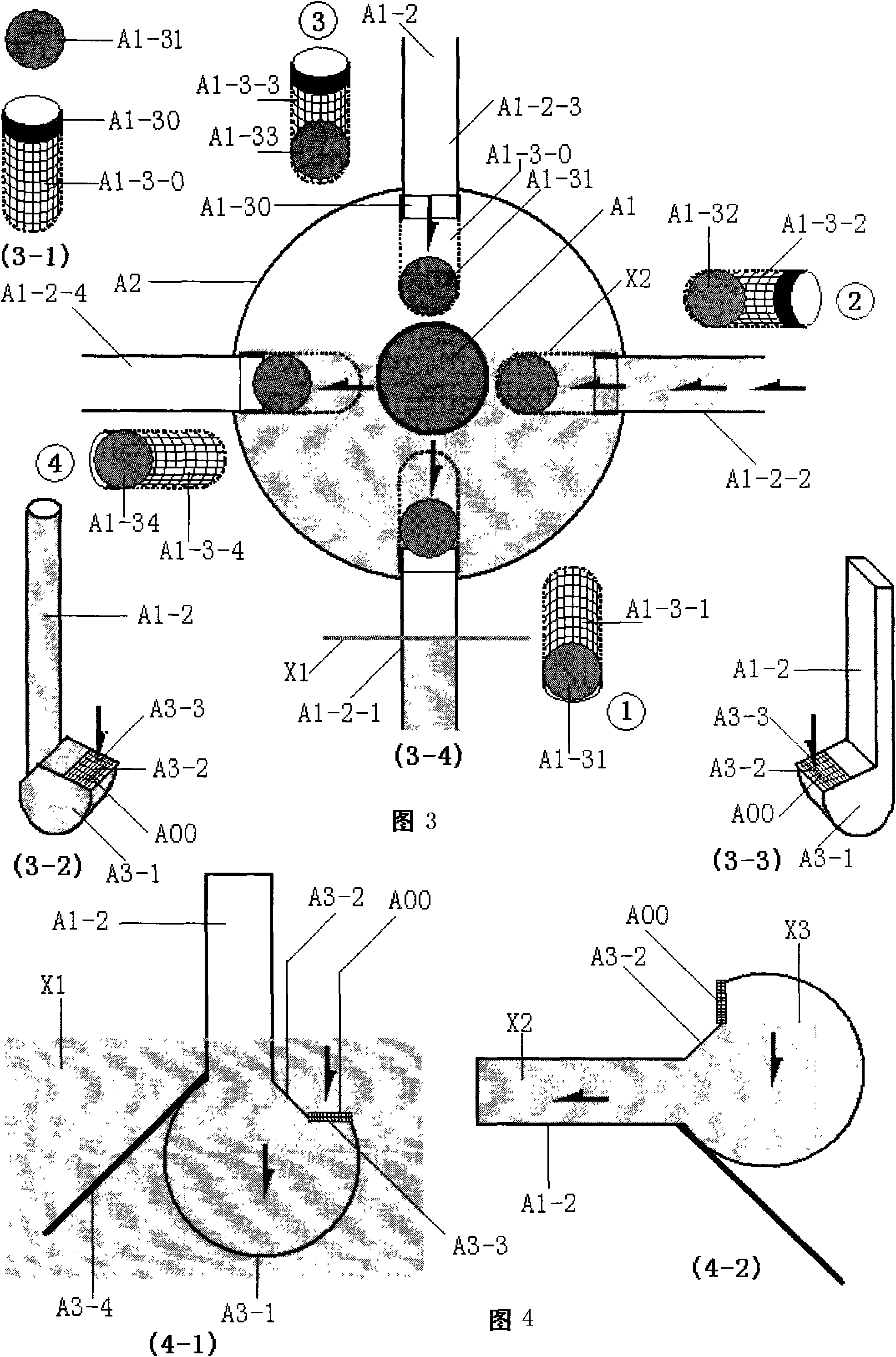 Water-wheel type pulse pump and water turbine generator for same