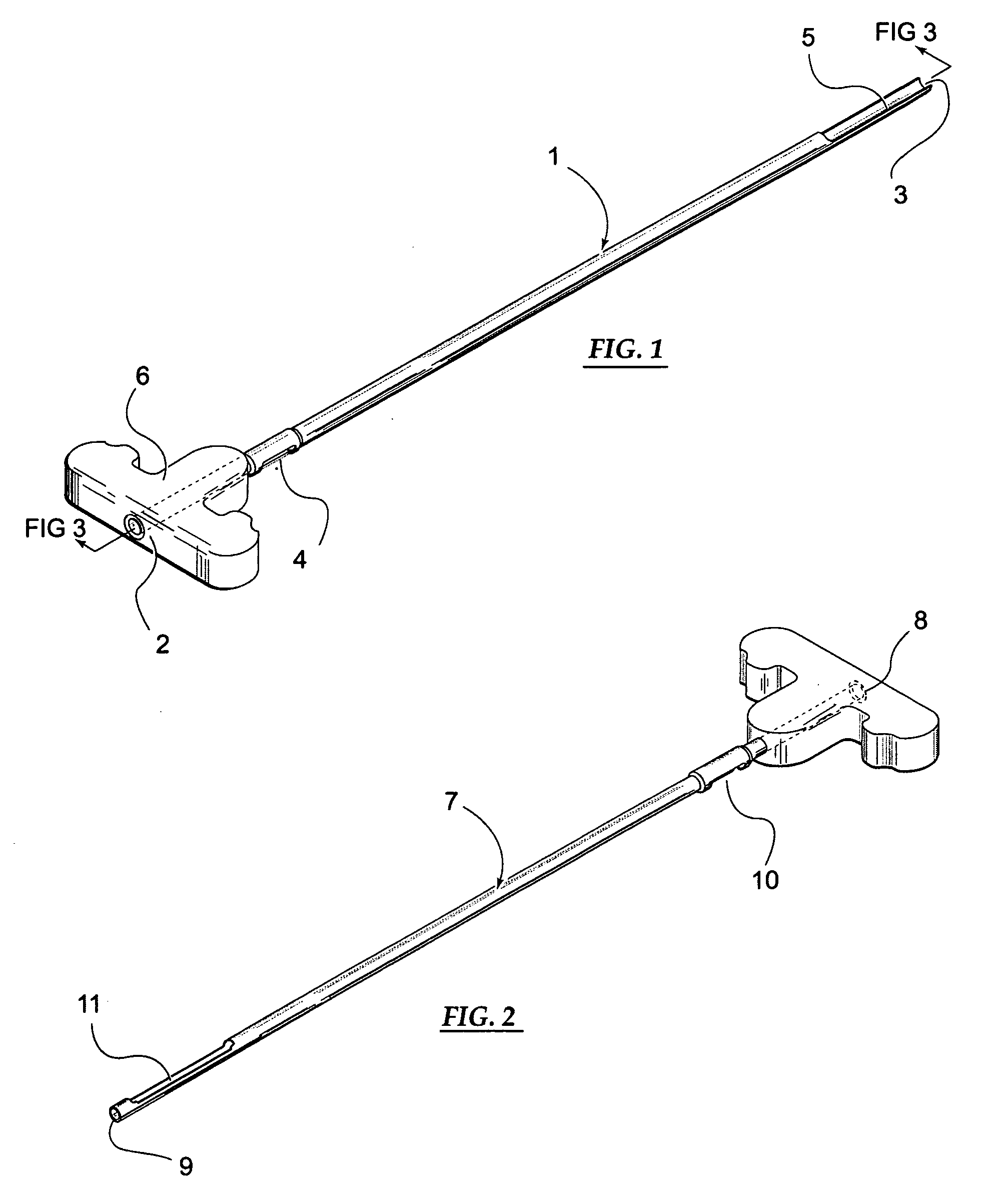 Device and method for introducing flowable material into a body cavity