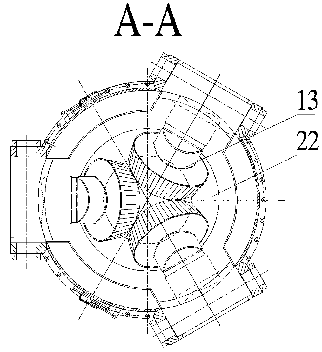 A method for preparing waste tire fine rubber powder production line