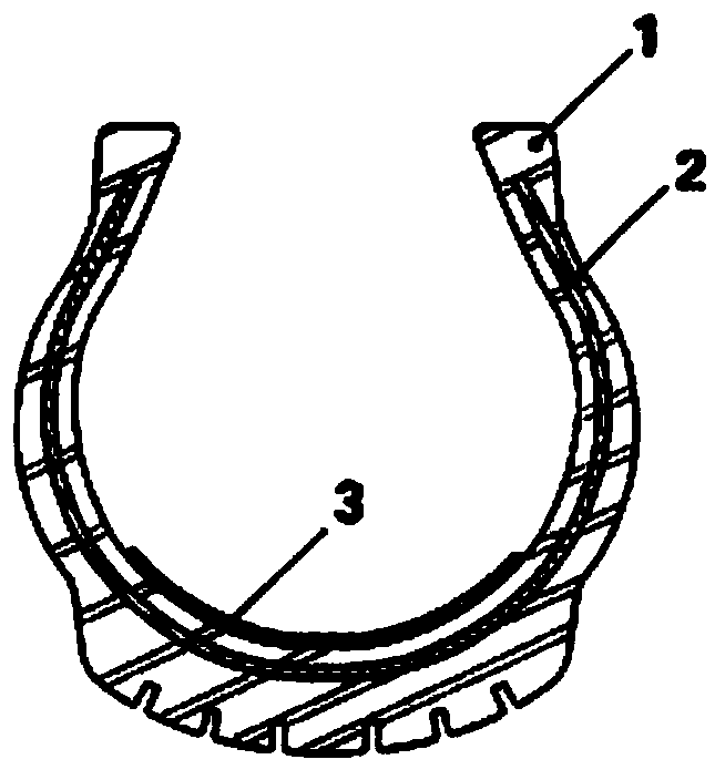 Bullet-proof security tire and manufacturing method of self-sealing polymer material used in bullet-proof security tire