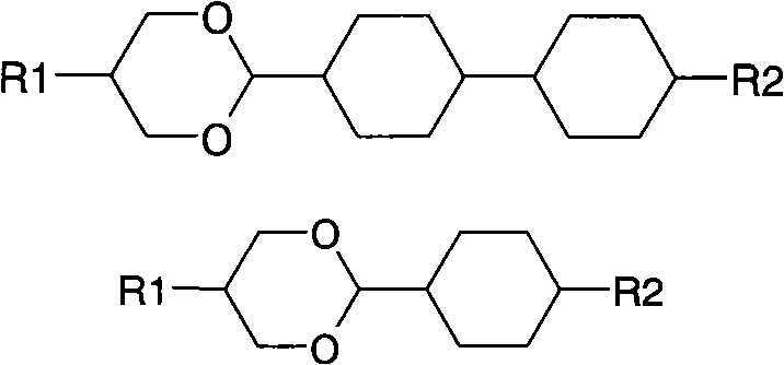 Process for synthesizing liquid crystal compounds containing 1,3-dioxane