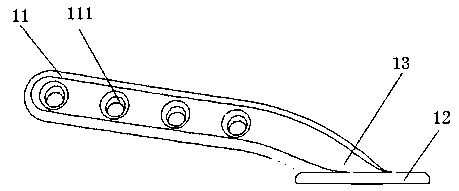 Scapula bone fracture plate