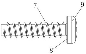 45-degree oblique angle self-tapping anti-loosening thread for lightweight plastic component