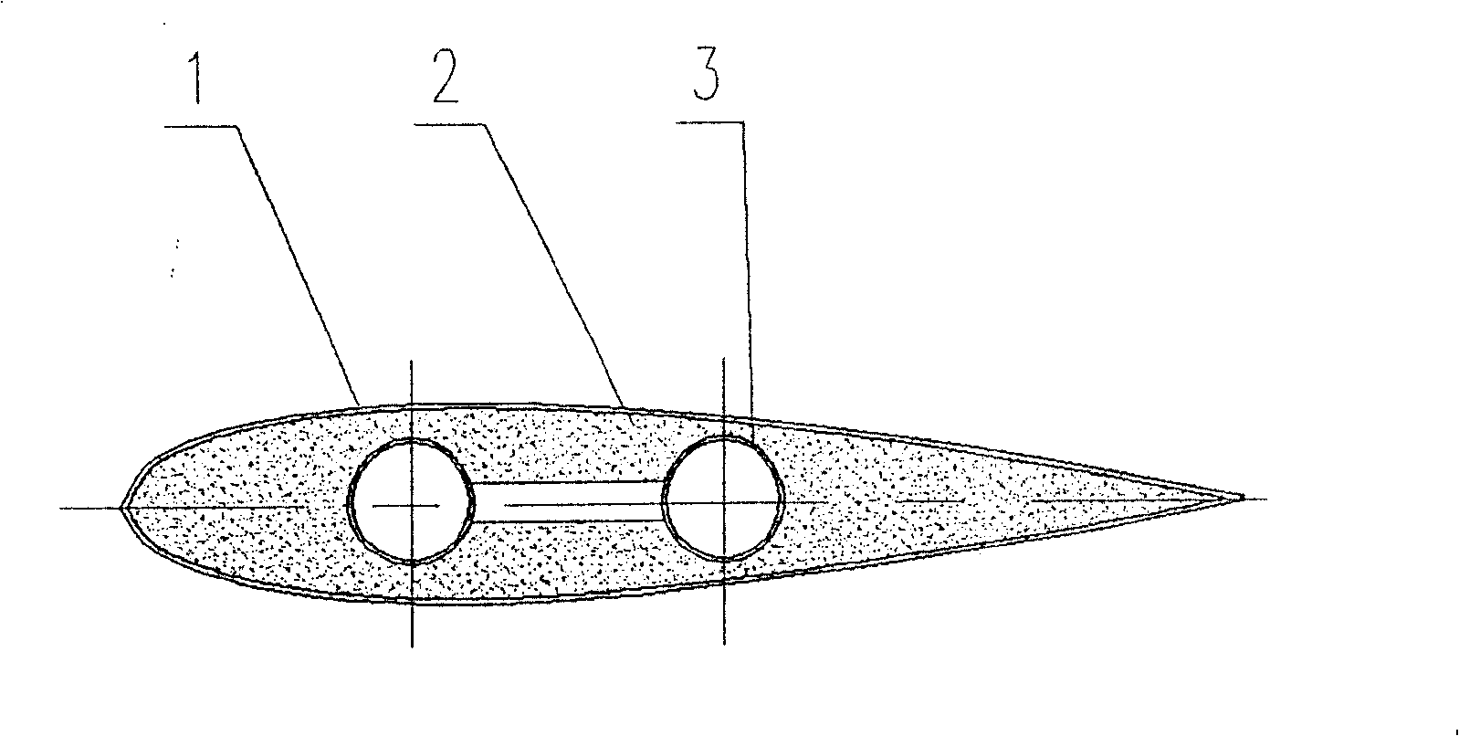 Vane for vertical shaft wind-driven generator and its making process